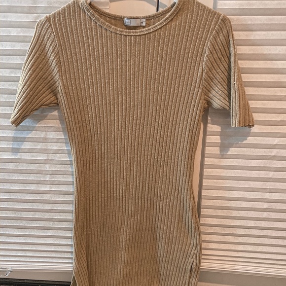 Short Sleeve Sweater Dress - Picture 1 of 2